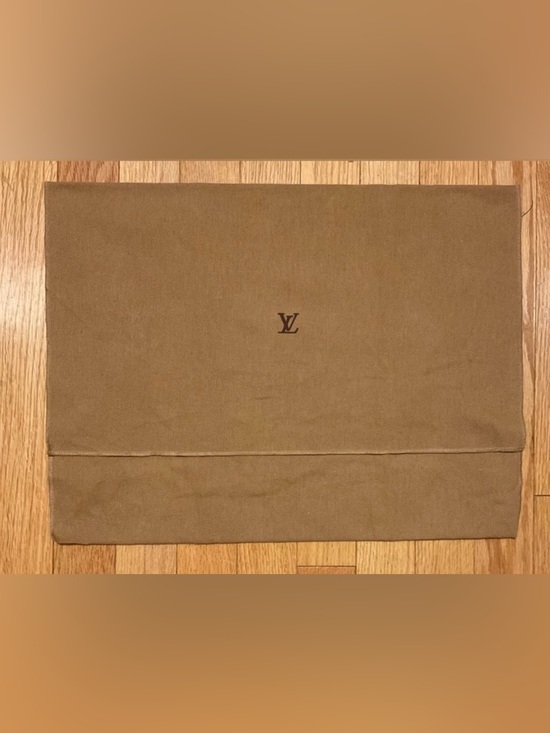 Louis Vuitton Handbags - Louis Vuitton Large Tan Fold Over Dust Bag  LIKE NEW!!